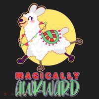 Funny Cute Magically Awkward Llama Alpaca Beanie thumb 2