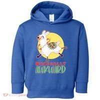 Funny Cute Magically Awkward Llama Alpaca Toddler Hoodie thumb 0
