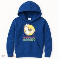 Funny Cute Magically Awkward Llama Alpaca Kids Hoodie thumb 0