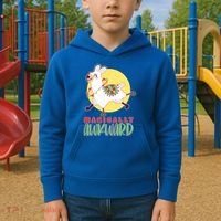 Funny Cute Magically Awkward Llama Alpaca Kids Hoodie thumb 2