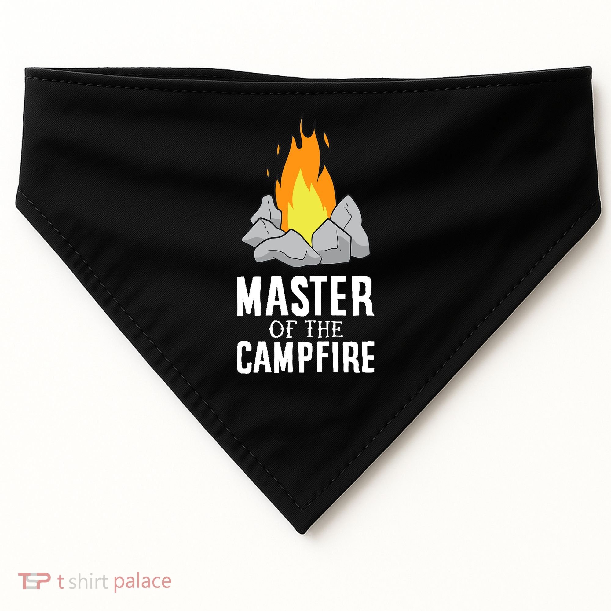 Funny Camping Master Of The Campfire Outdoor Camper USA-Made Doggie Bandana