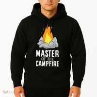 Funny Camping Master Of The Campfire Outdoor Camper Hoodie thumb 2