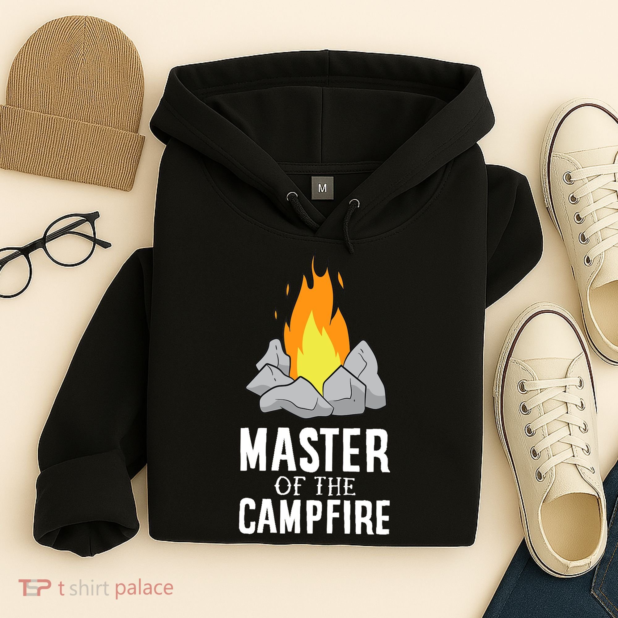 Funny Camping Master Of The Campfire Outdoor Camper Hoodie
