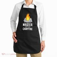 Funny Camping Master Of The Campfire Outdoor Camper Apron thumb 2
