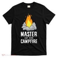 Funny Camping Master Of The Campfire Outdoor Camper T-Shirt thumb 0