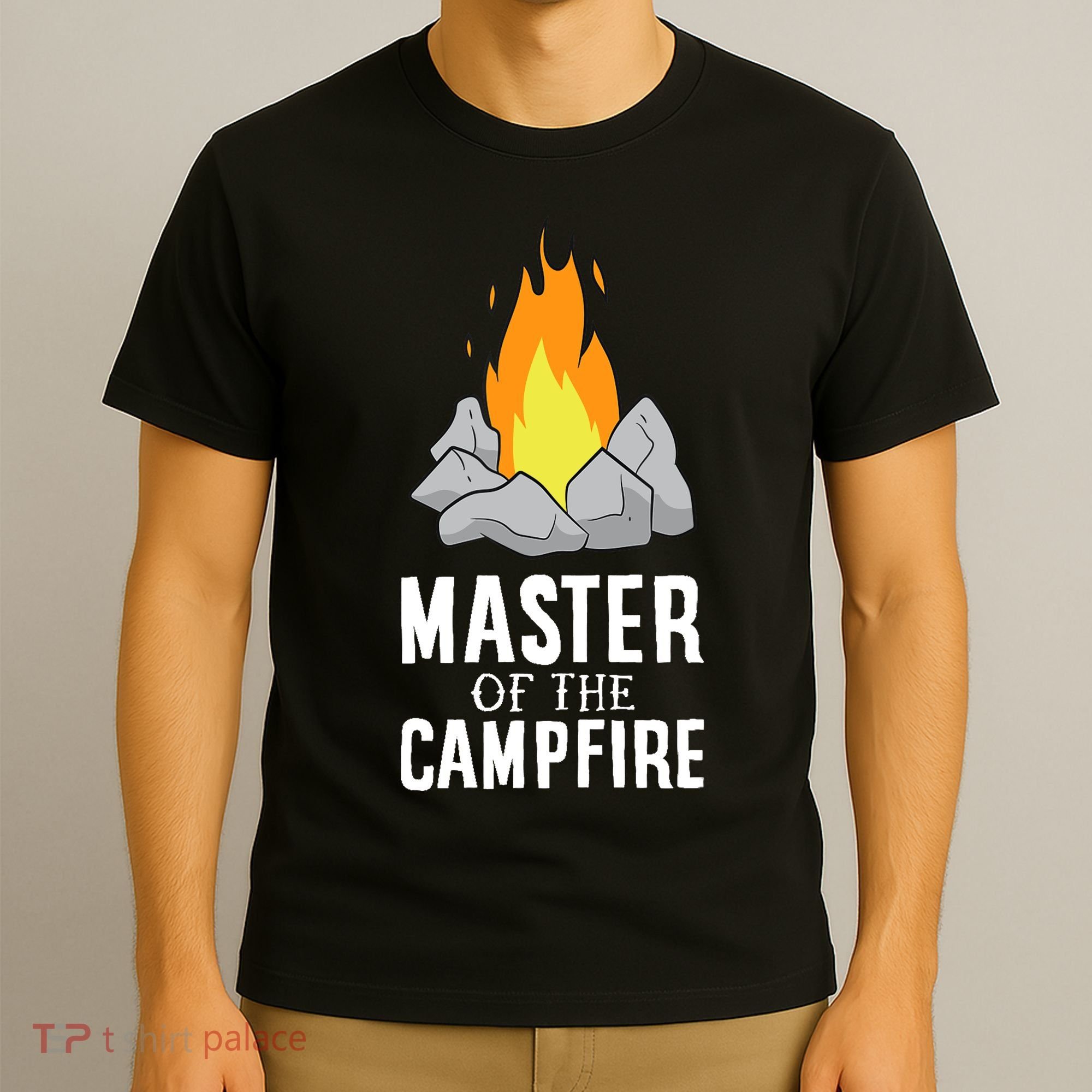 Funny Camping Master Of The Campfire Outdoor Camper T-Shirt