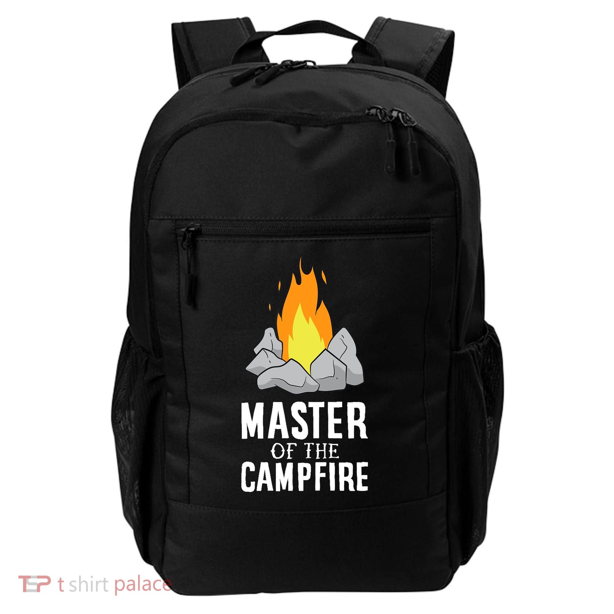Funny Camping Master Of The Campfire Outdoor Camper Backpack