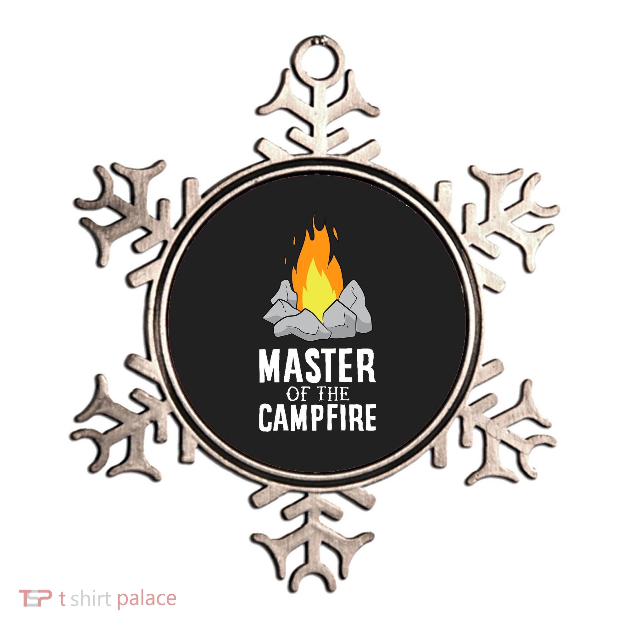 Funny Camping Master Of The Campfire Outdoor Camper Ornament