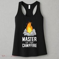 Funny Camping Master Of The Campfire Outdoor Camper Women's Tank Top thumb 3