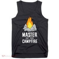 Funny Camping Master Of The Campfire Outdoor Camper Tank Top thumb 0