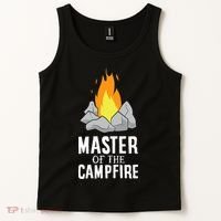 Funny Camping Master Of The Campfire Outdoor Camper Tank Top thumb 2