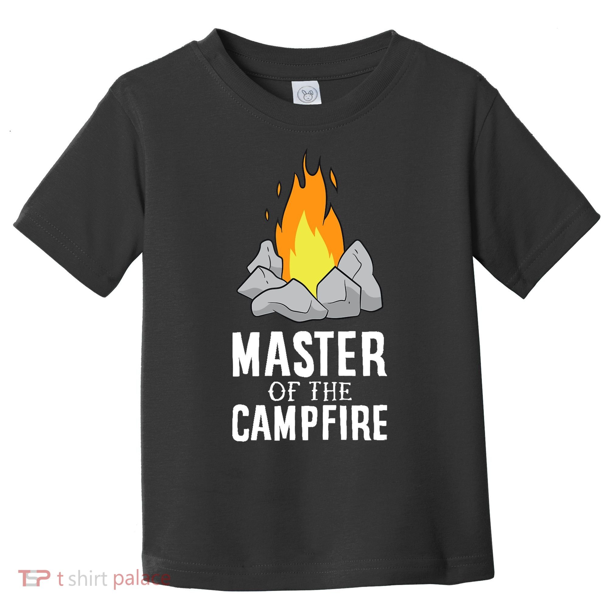 Funny Camping Master Of The Campfire Outdoor Camper Toddler T-Shirt
