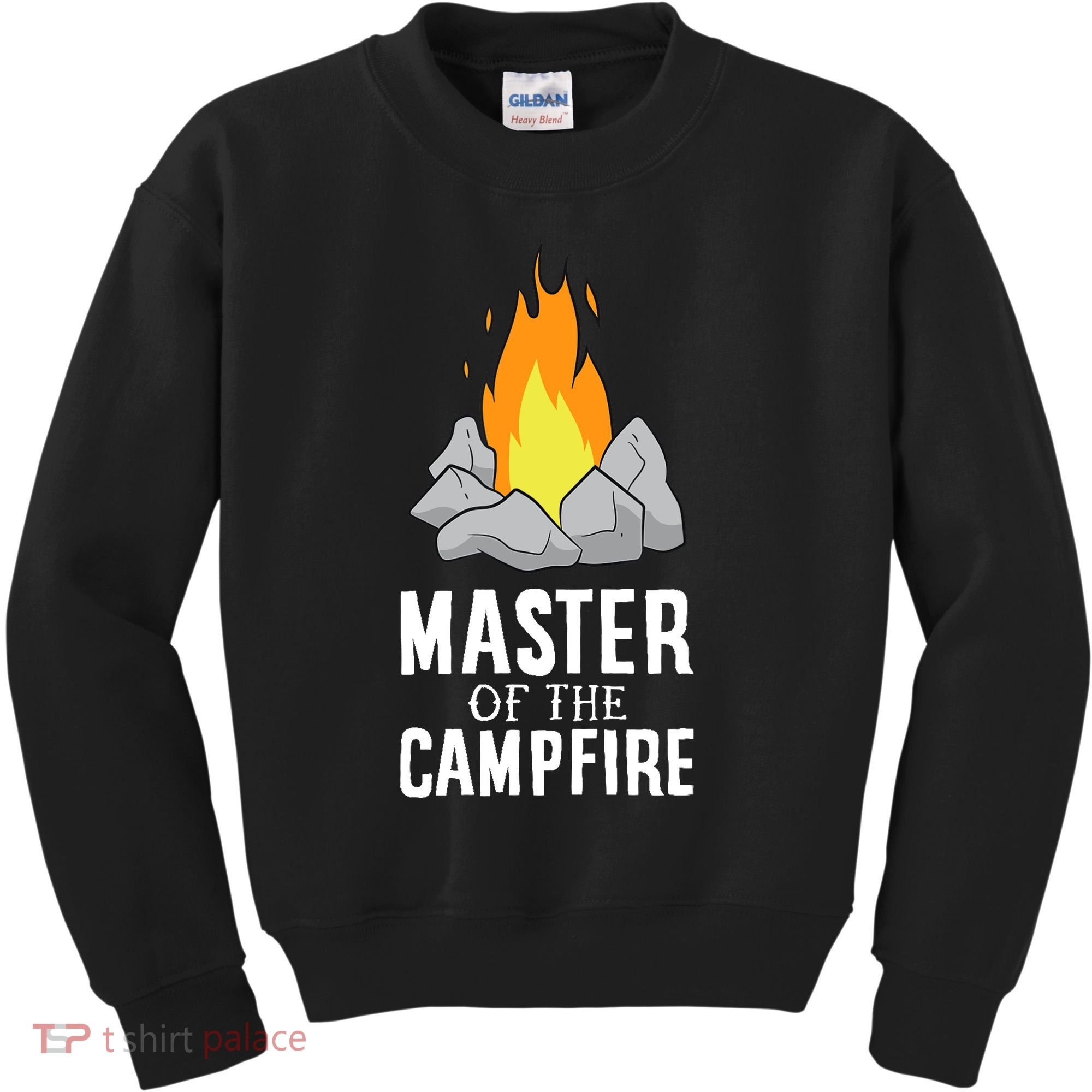 Funny Camping Master Of The Campfire Outdoor Camper Kids Sweatshirt