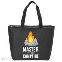 Funny Camping Master Of The Campfire Outdoor Camper Tote Bag thumb 0