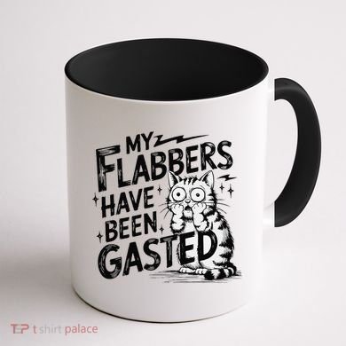 Funny Cat Meme My Flabbers Have Been Gasted Coffee Mug back
