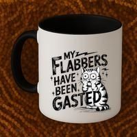 Funny Cat Meme My Flabbers Have Been Gasted Coffee Mug thumb 2