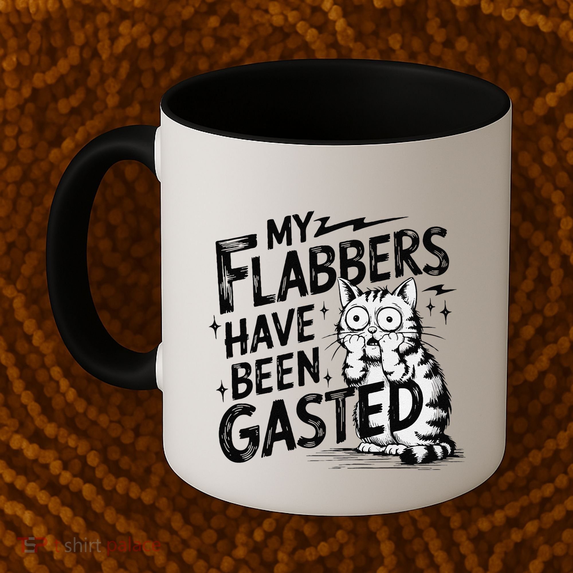Funny Cat Meme My Flabbers Have Been Gasted Coffee Mug