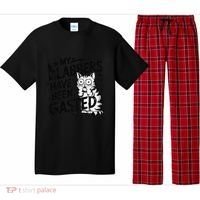 Funny Cat Meme My Flabbers Have Been Gasted Pajama Set thumb 0