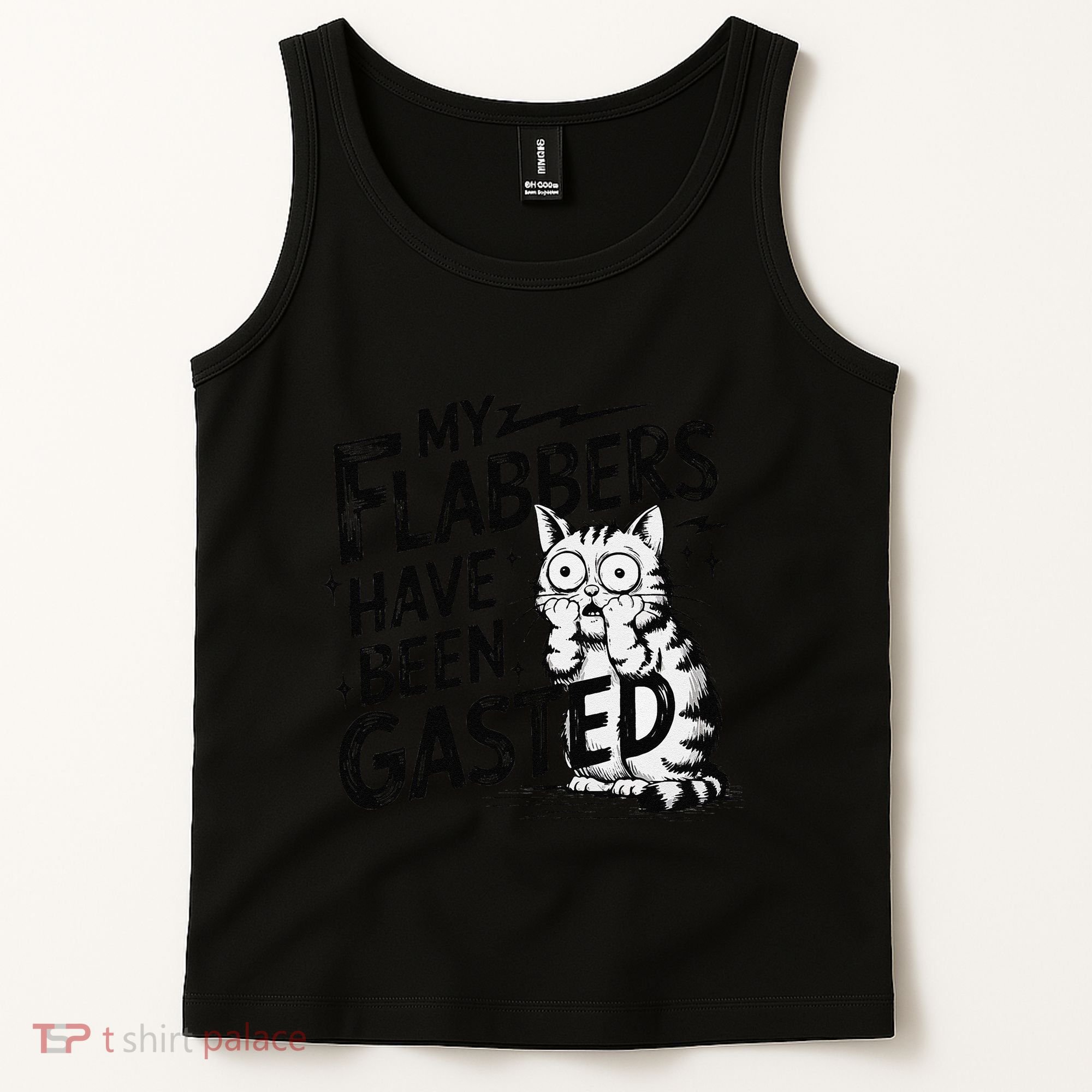 Funny Cat Meme My Flabbers Have Been Gasted Tank Top