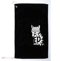 Funny Cat Meme My Flabbers Have Been Gasted Golf Towel thumb 0