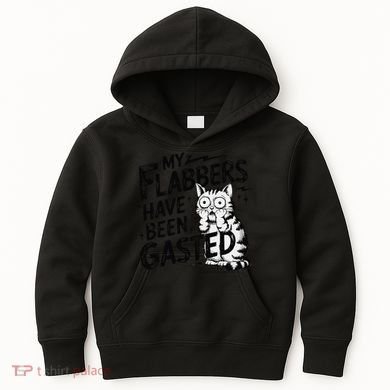 Funny Cat Meme My Flabbers Have Been Gasted Kids Hoodie