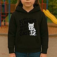 Funny Cat Meme My Flabbers Have Been Gasted Kids Hoodie thumb 3