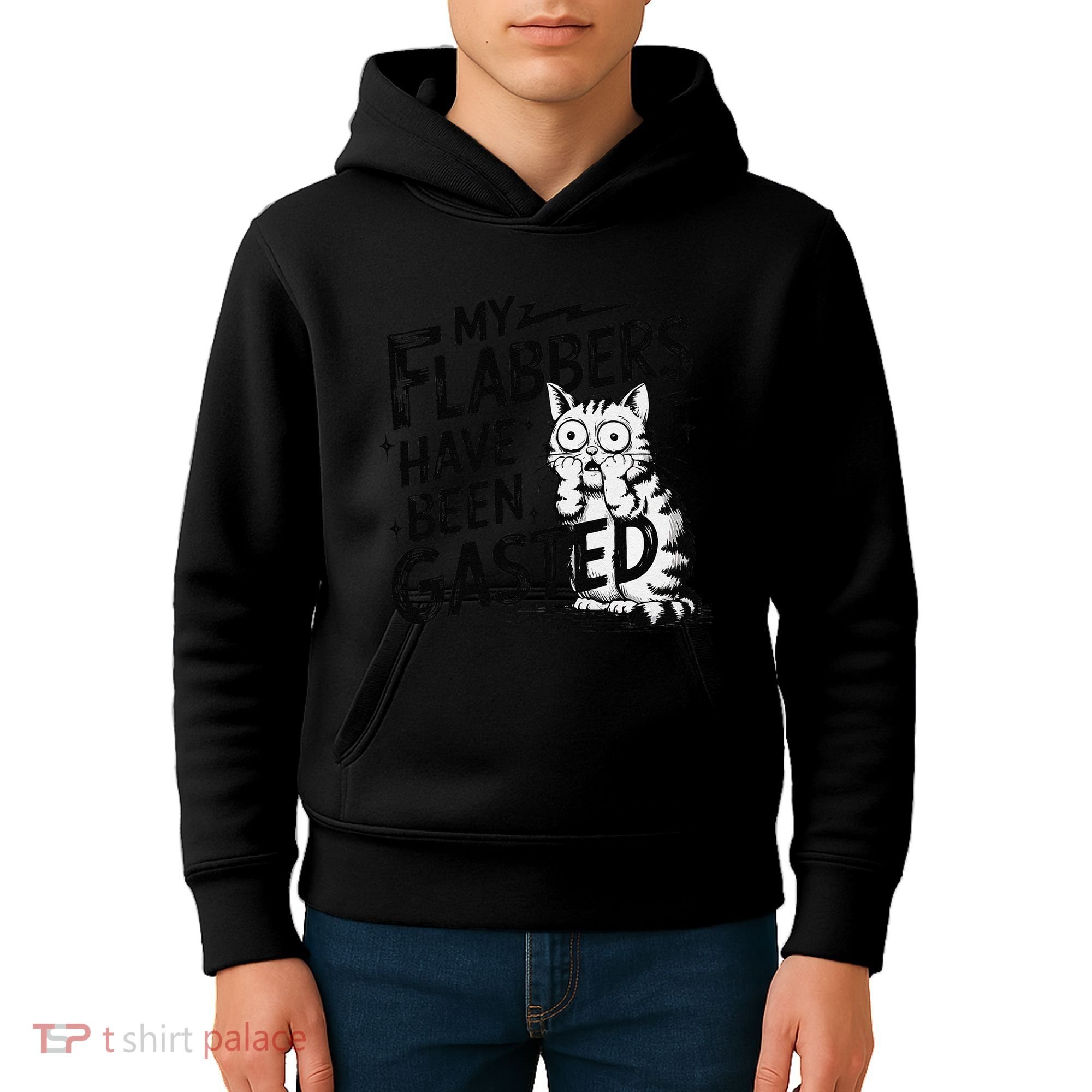 Funny Cat Meme My Flabbers Have Been Gasted Kids Hoodie
