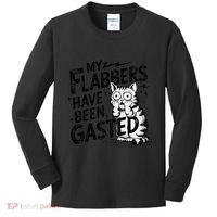 Funny Cat Meme My Flabbers Have Been Gasted Kids Long Sleeve Shirt thumb 0