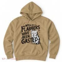 Funny Cat Meme My Flabbers Have Been Gasted Hoodie thumb 0