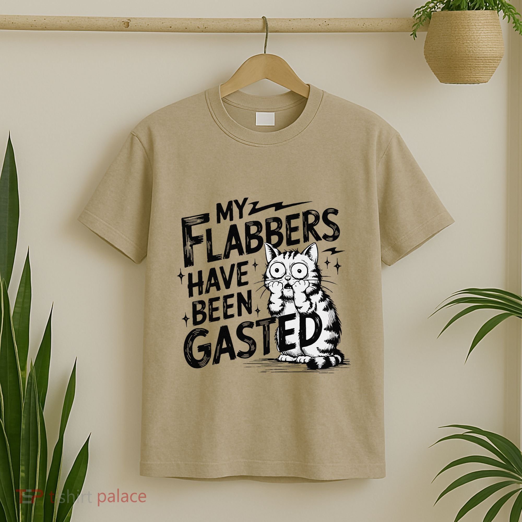 Funny Cat Meme My Flabbers Have Been Gasted T-Shirt