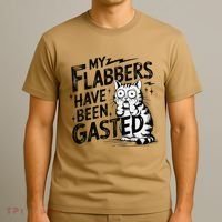 Funny Cat Meme My Flabbers Have Been Gasted T-Shirt thumb 3
