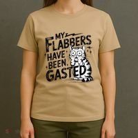 Funny Cat Meme My Flabbers Have Been Gasted T-Shirt thumb 4
