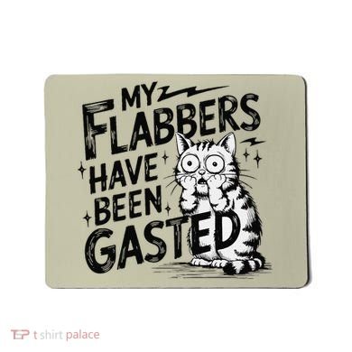 Funny Cat Meme My Flabbers Have Been Gasted Mousepad
