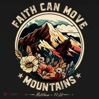 Faith Can Move Mountains Doggie Tank thumb 4