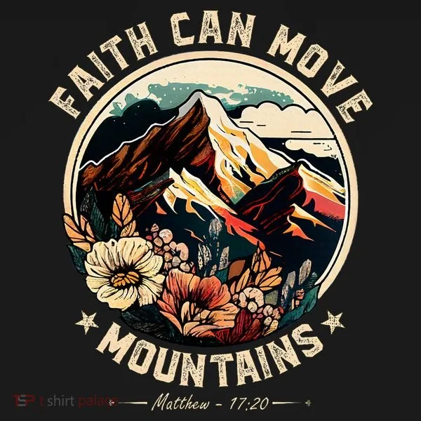 Faith Can Move Mountains Doggie Tank