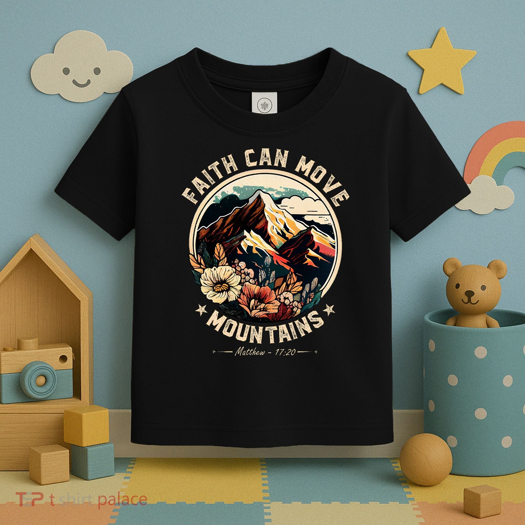 Faith Can Move Mountains Toddler T-Shirt