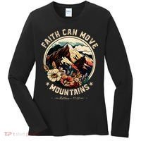 Faith Can Move Mountains Women's Long Sleeve Shirt thumb 0