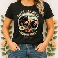 Faith Can Move Mountains Women's T-Shirt thumb 2
