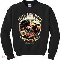 Faith Can Move Mountains Kids Sweatshirt thumb 0