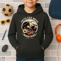 Faith Can Move Mountains Kids Hoodie thumb 2