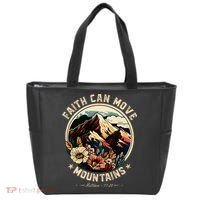 Faith Can Move Mountains Tote Bag thumb 0