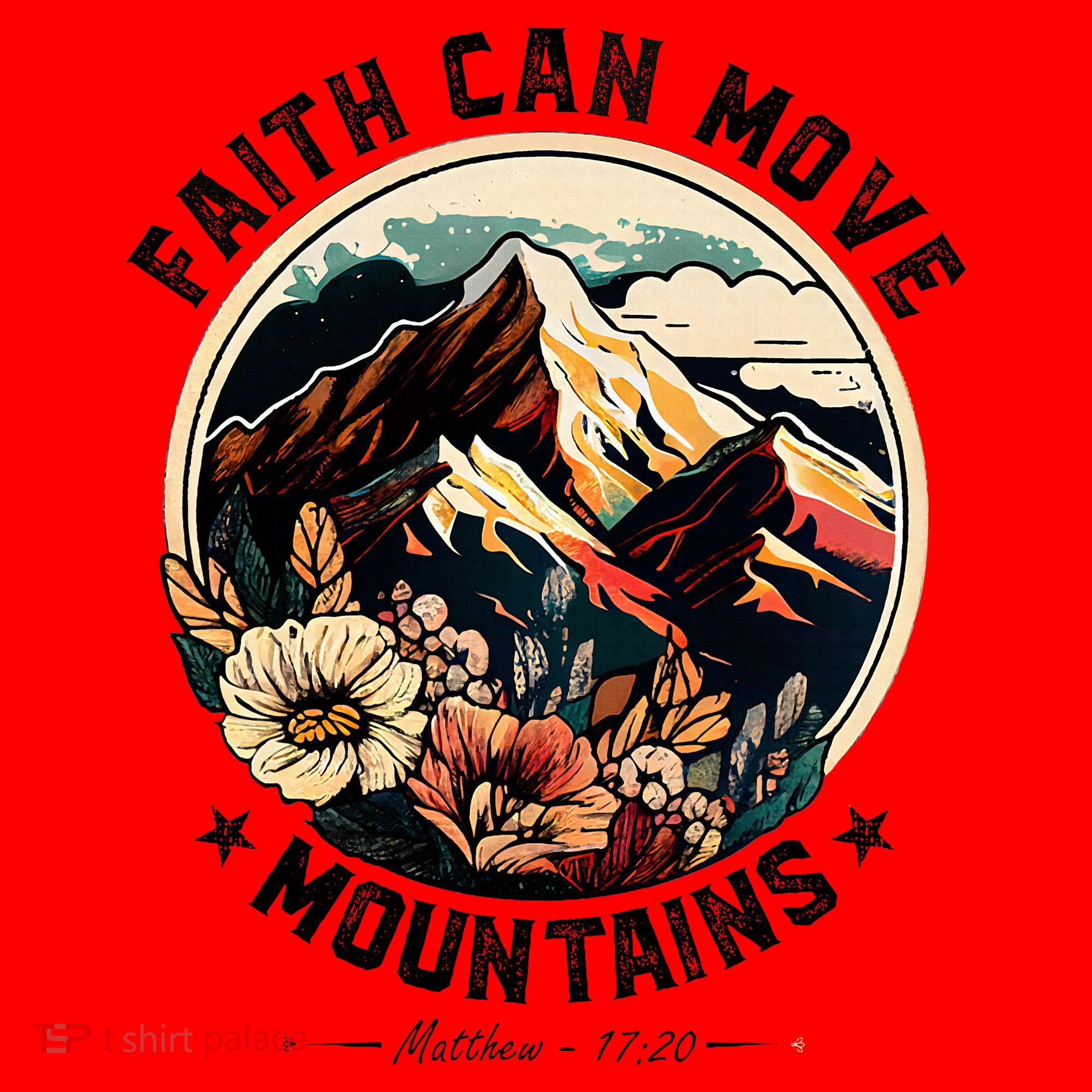 Faith Can Move Mountains Santa Hat