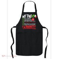 Funny Christmas My Day Im Booked Apron thumb 0