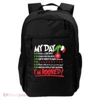 Funny Christmas My Day Im Booked Backpack thumb 0