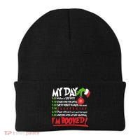 Funny Christmas My Day Im Booked Beanie thumb 0