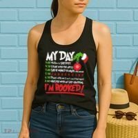 Funny Christmas My Day Im Booked Women's Tank Top thumb 2