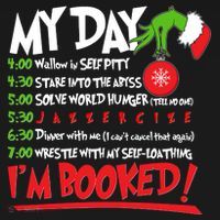 Funny Christmas My Day Im Booked Women's Tank Top thumb 5