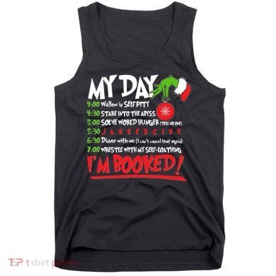 Funny Christmas My Day Im Booked Tank Top