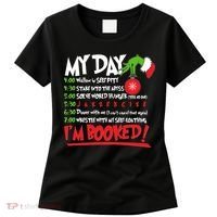Funny Christmas My Day Im Booked Women's T-Shirt thumb 0