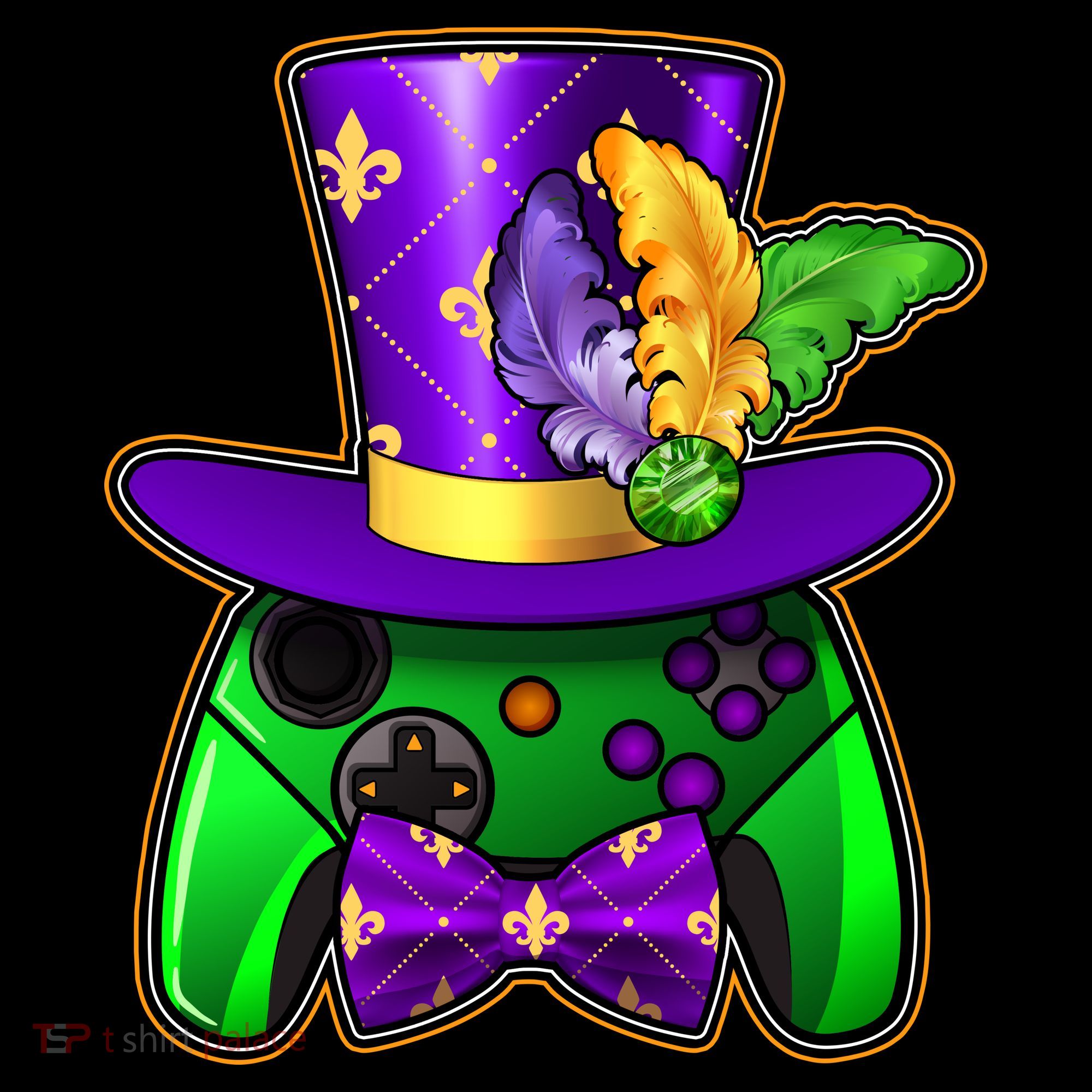 Funny Cool Mardi Gras Video Game Controller Gamer Coffee Mug